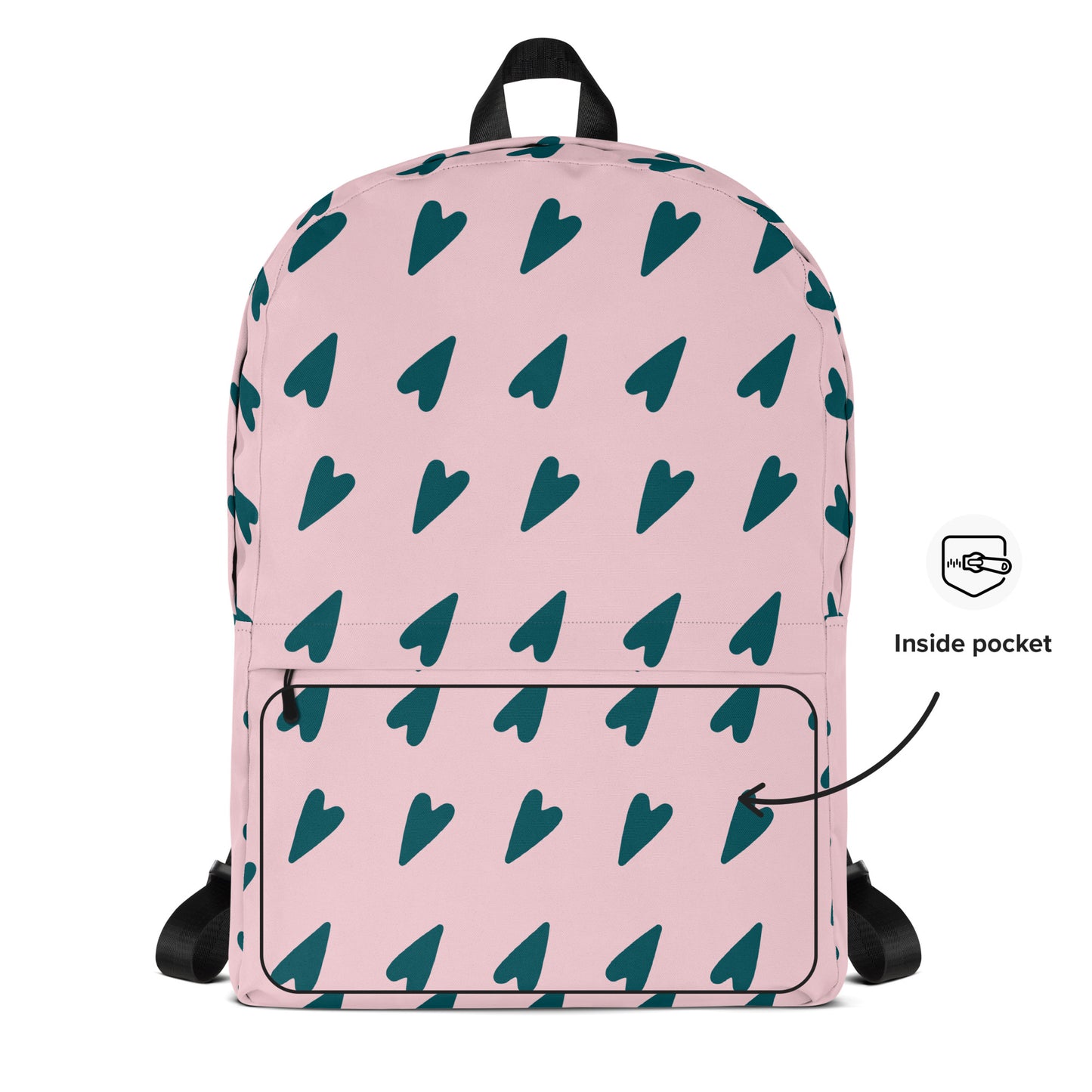 Pink Cupid Hearts Backpack