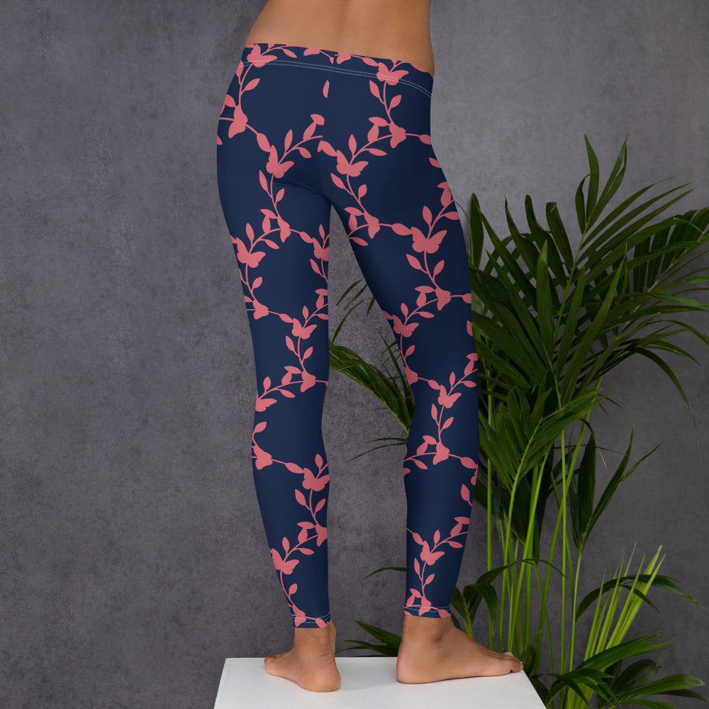 Midnight Petals Leggings