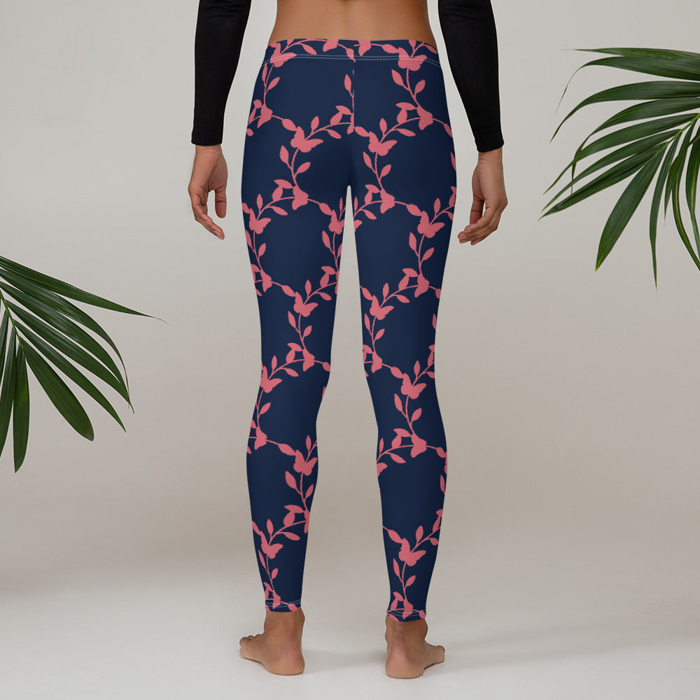 Midnight Petals Leggings