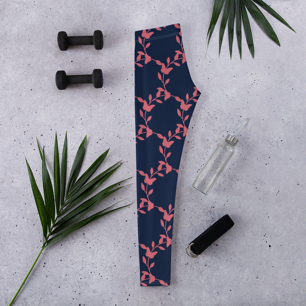 Midnight Petals Leggings