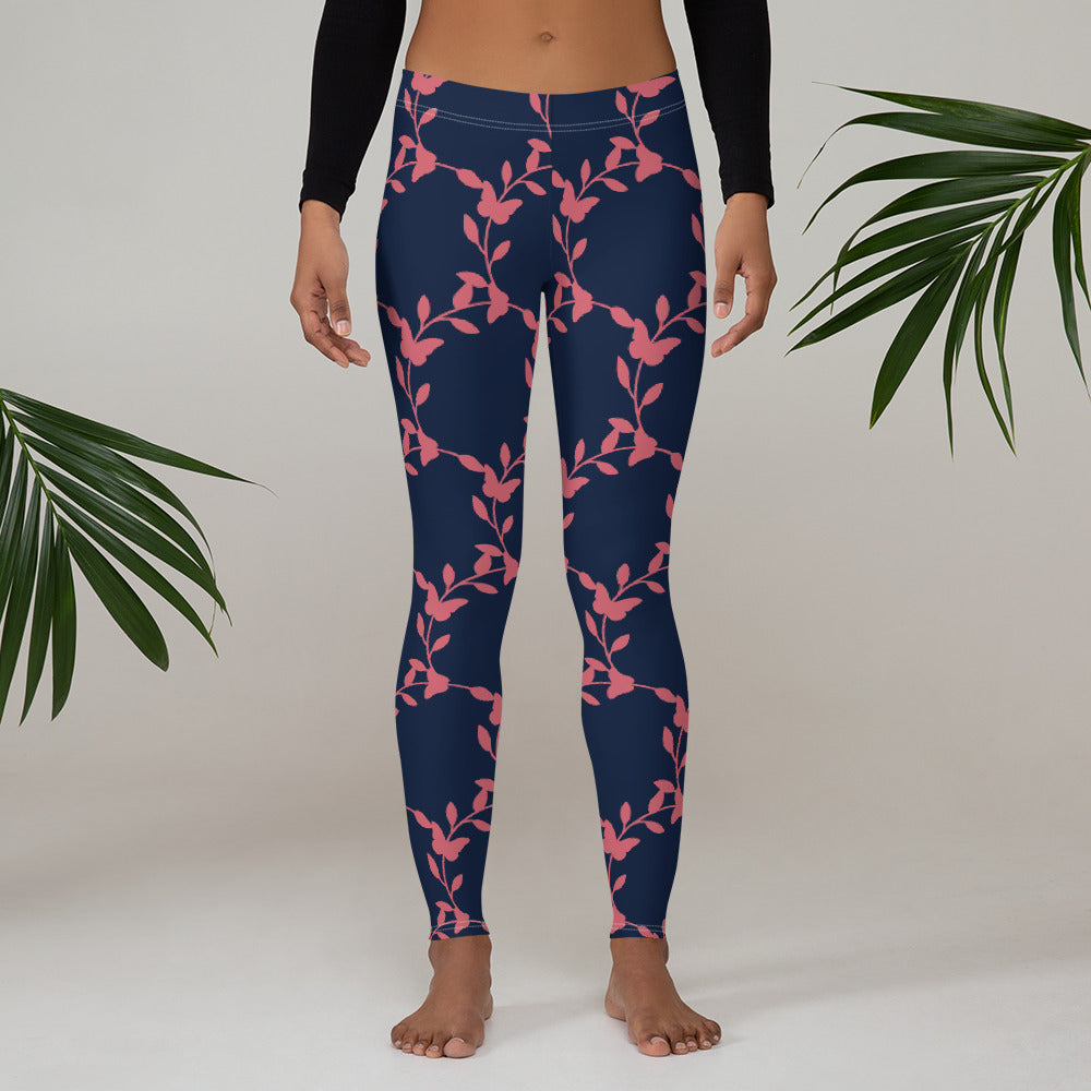 Midnight Petals Leggings