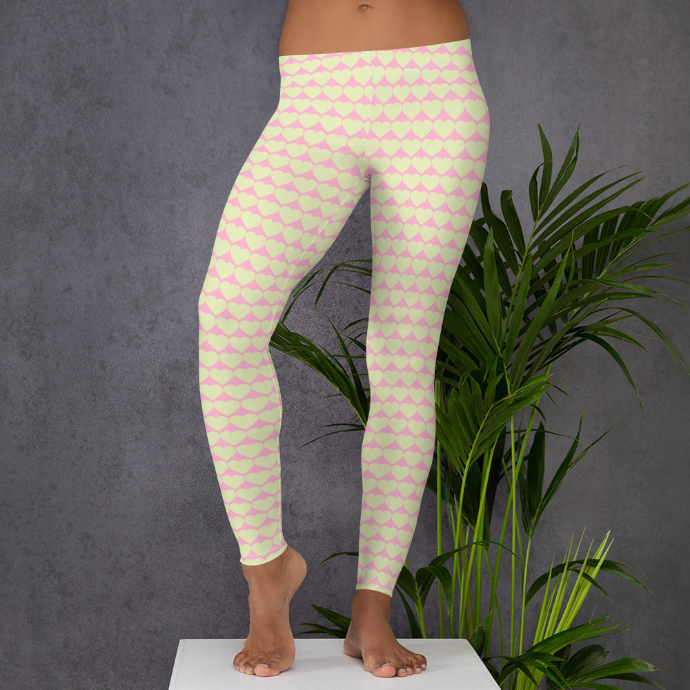 Limeade Romance Leggings