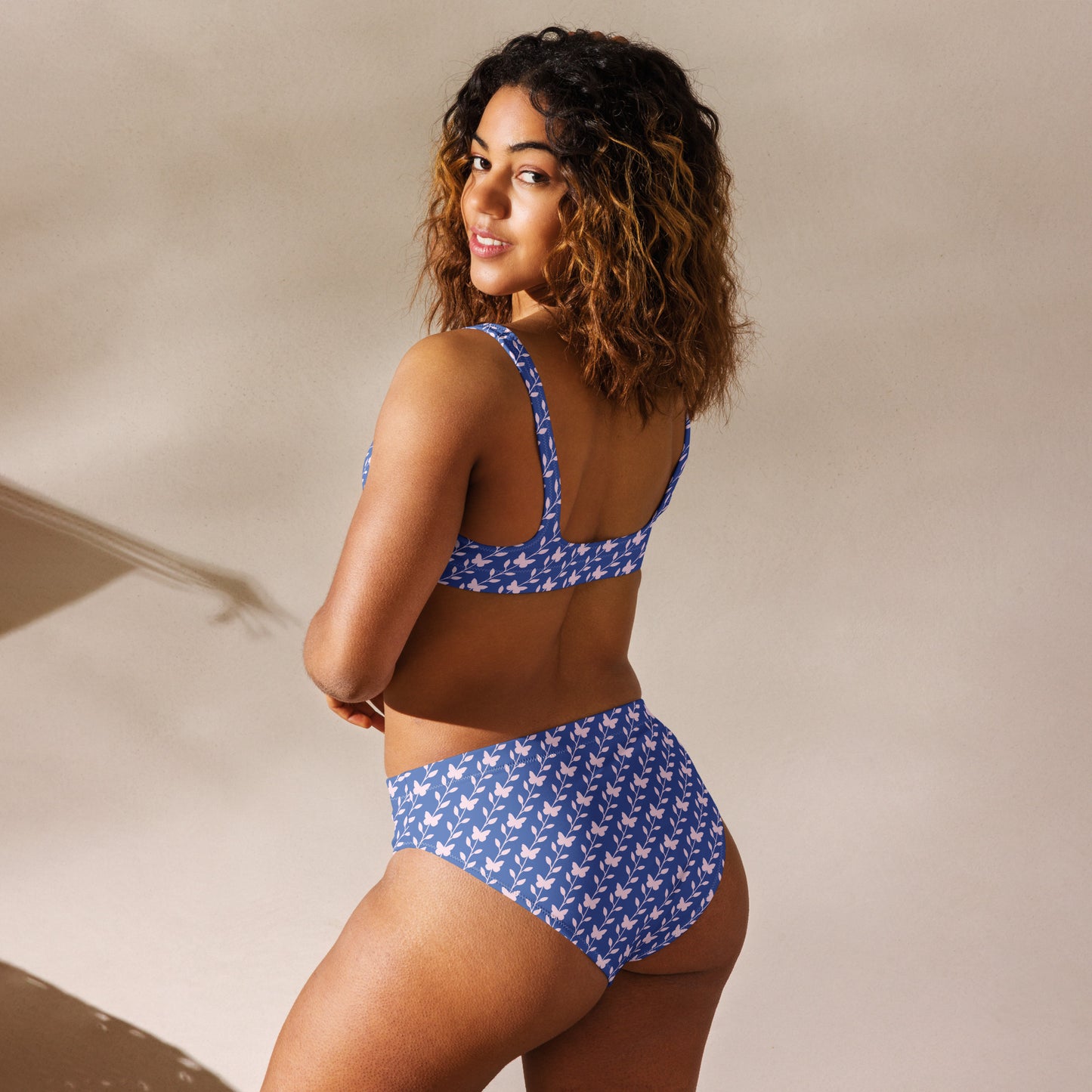 Wingflower Recycled High-Waisted Bikini
