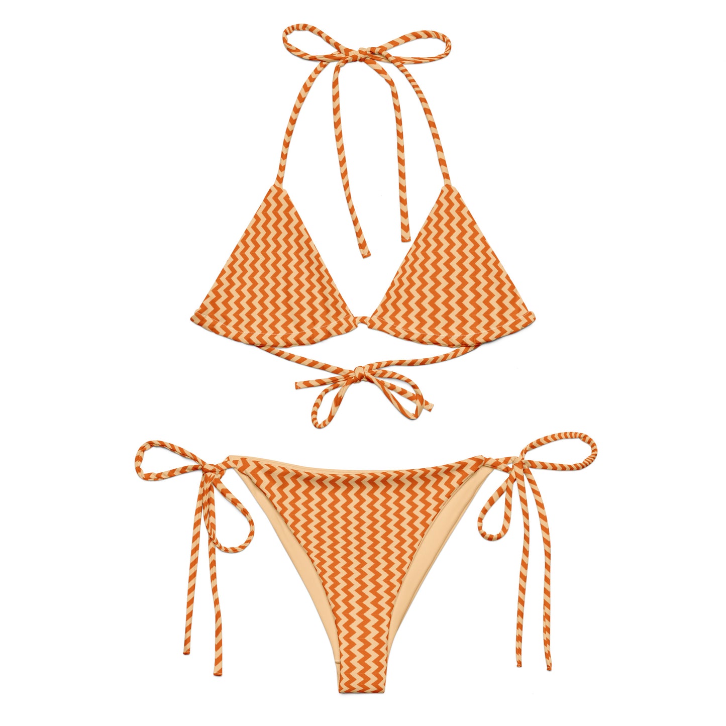 Ember Zigzag Recycled String Bikini