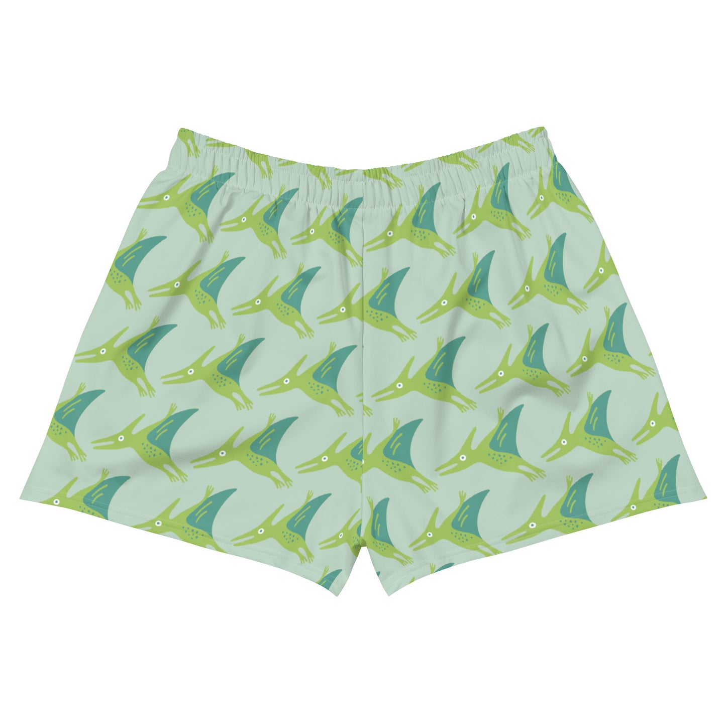 Verdant Pterodactyl Unisex Athletic Shorts