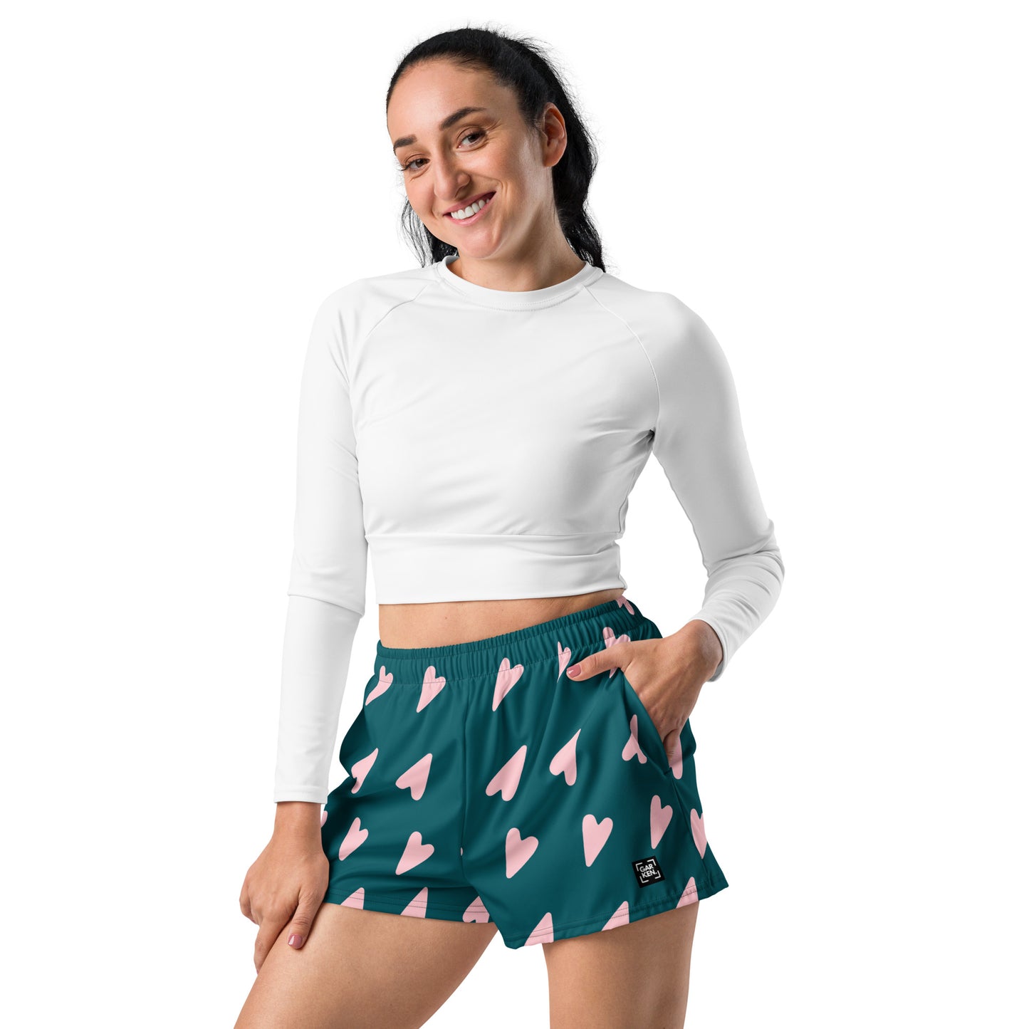 Cupid Heart Unisex Athletic Shorts