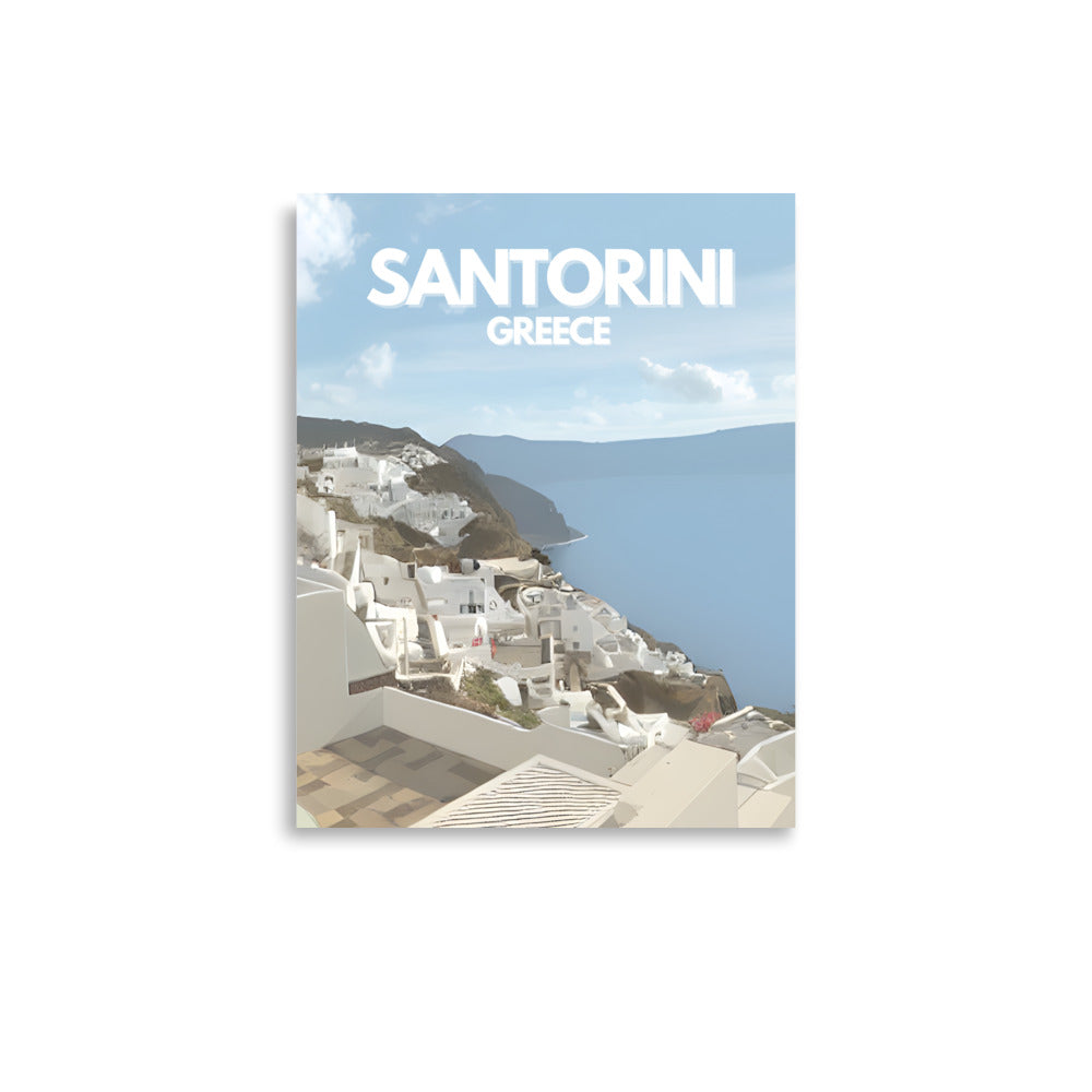 Santorini Poster