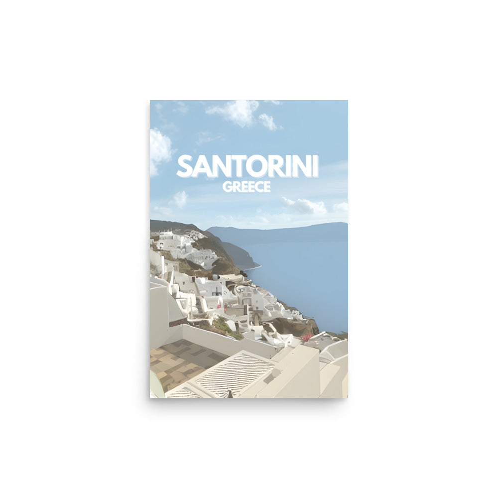 Santorini Poster