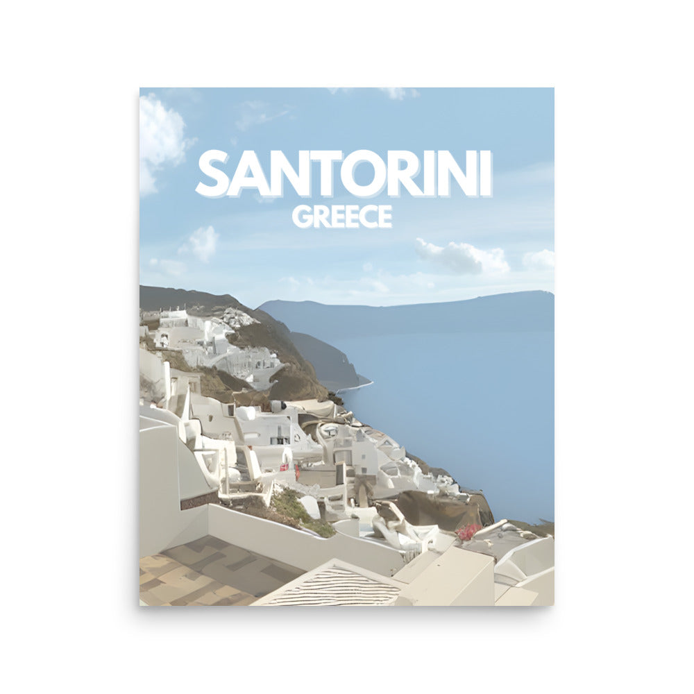Santorini Poster