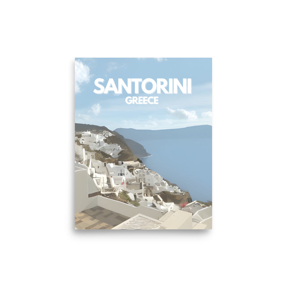 Santorini Poster