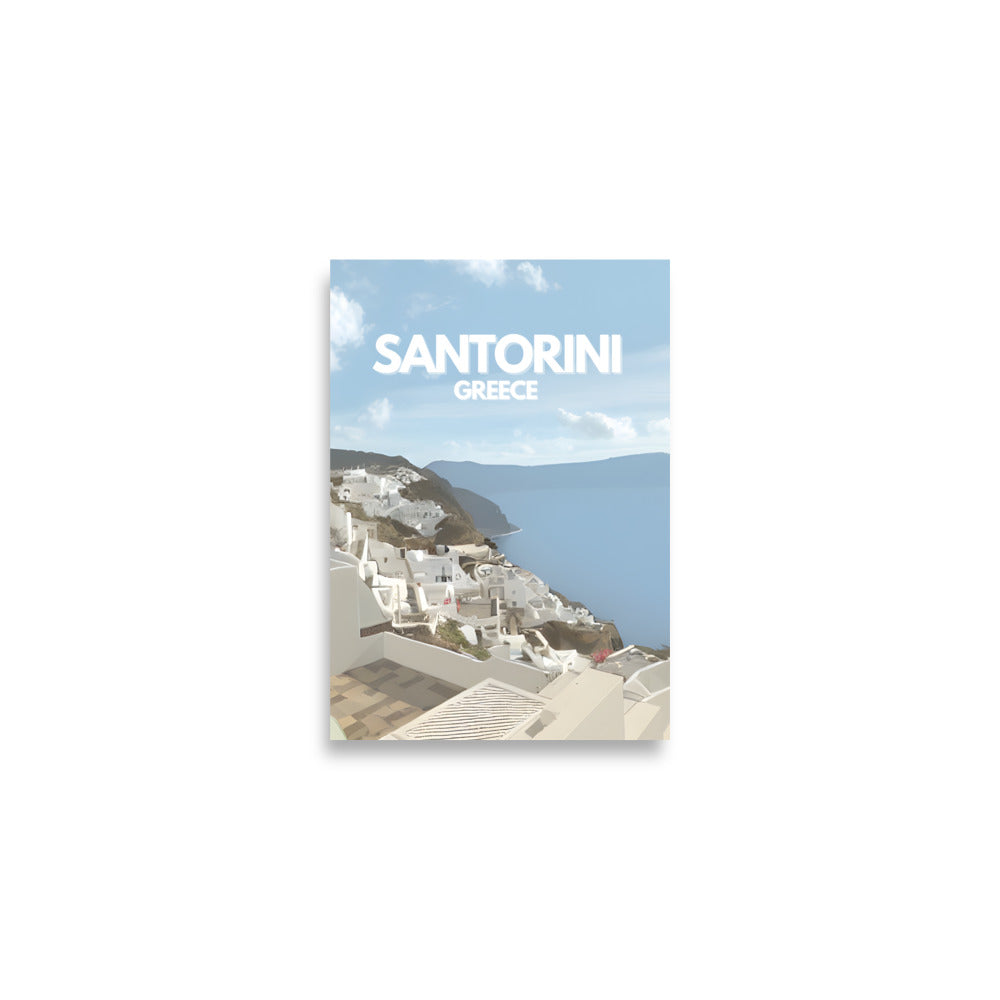 Santorini Poster