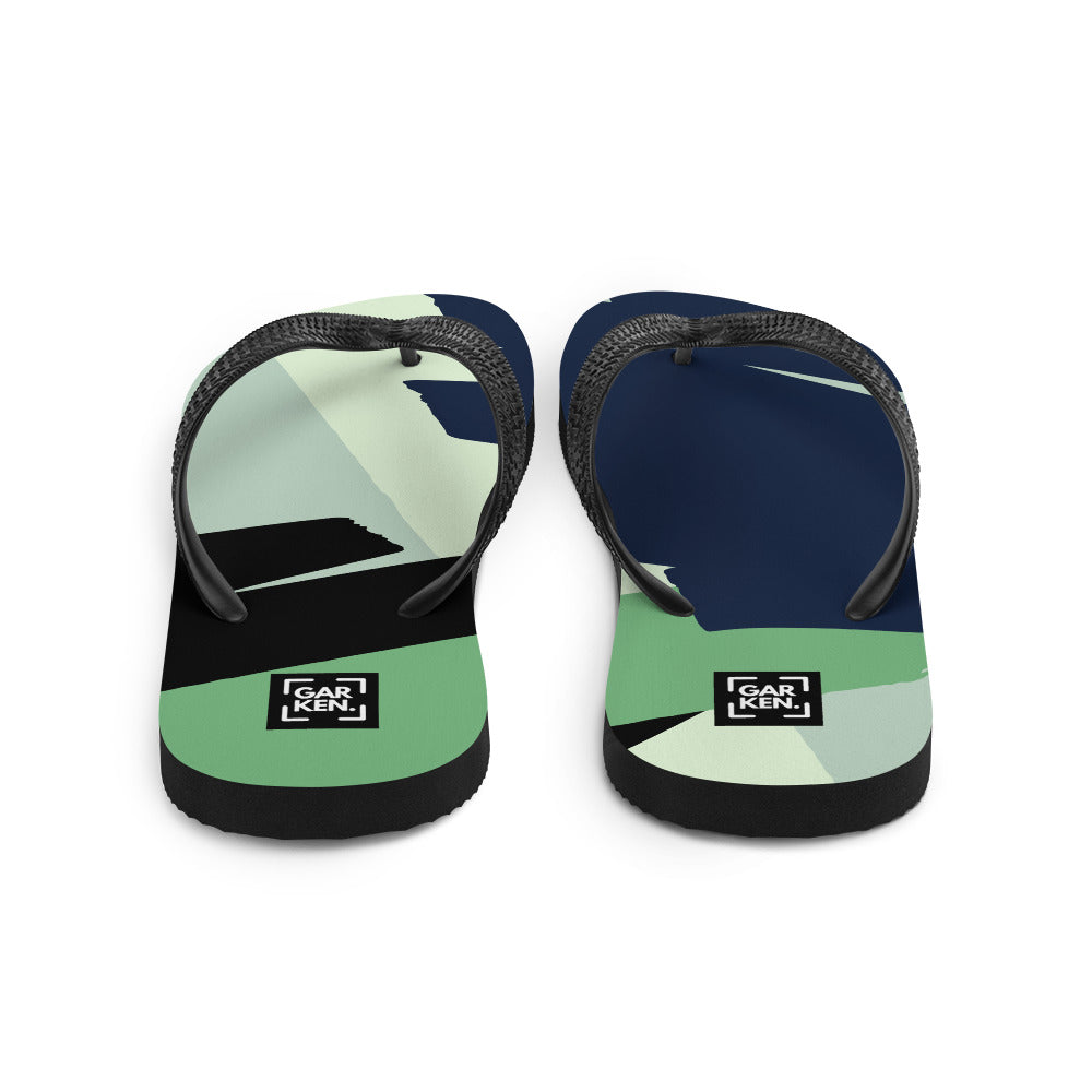 Brush Stroke Flip-Flops