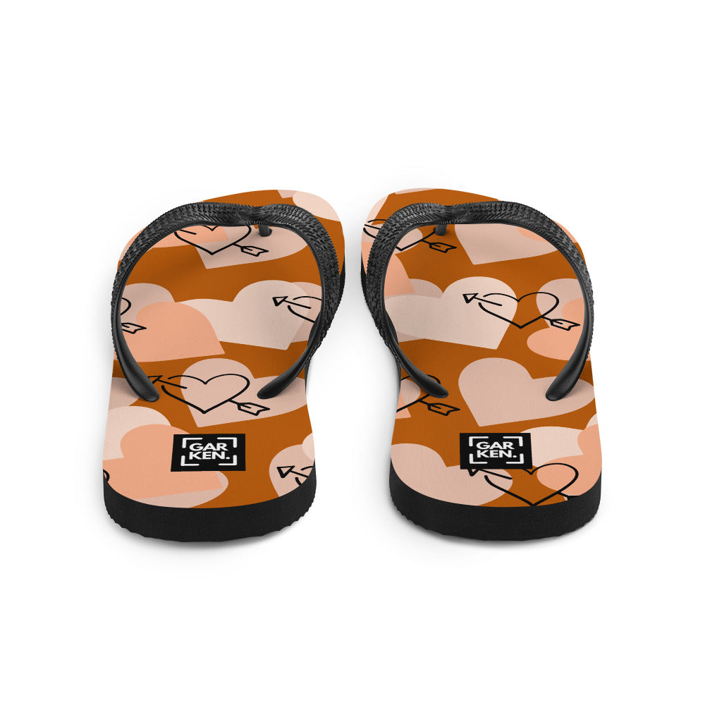 Autumn Love Flip-Flops
