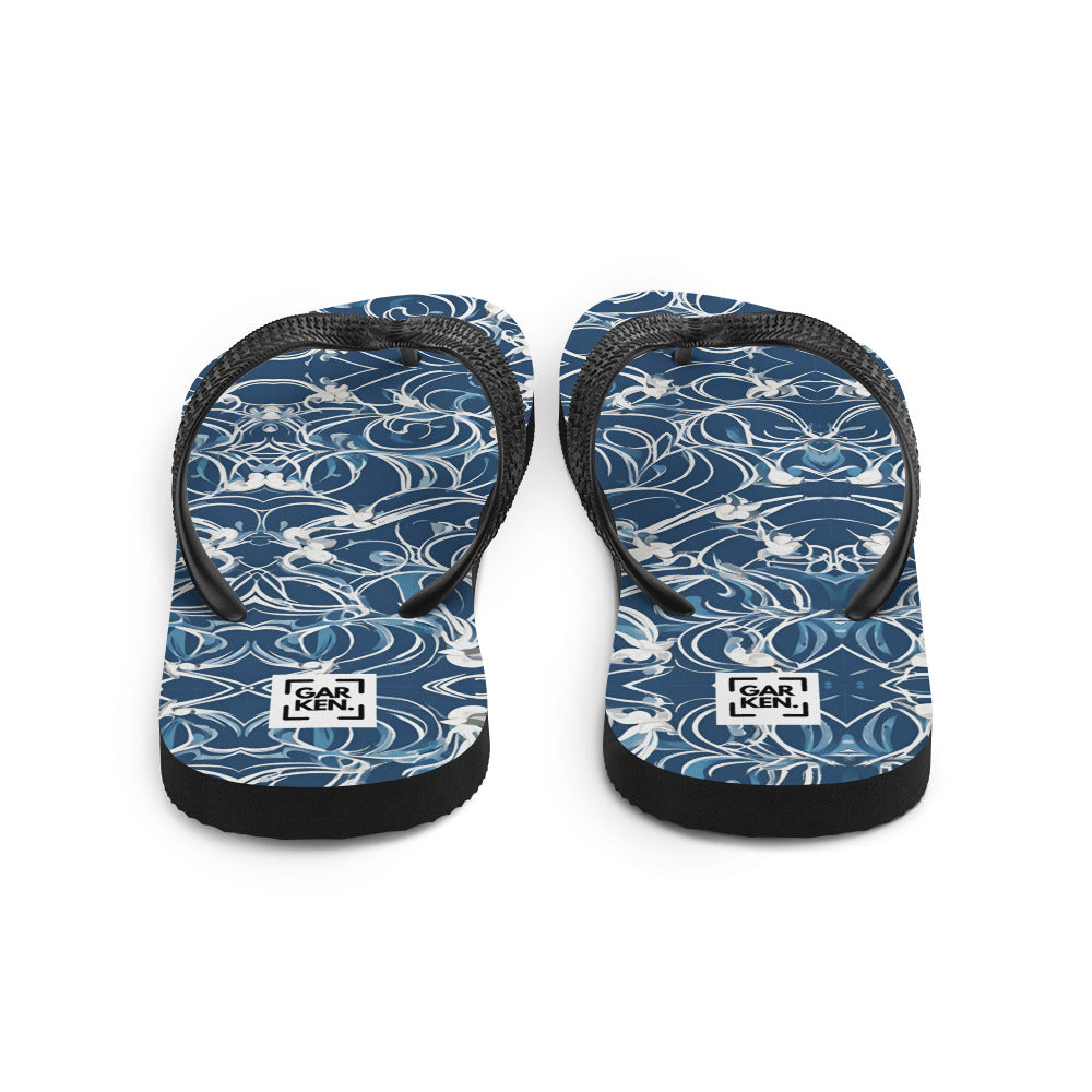 Aegean Swirls Flip-Flops