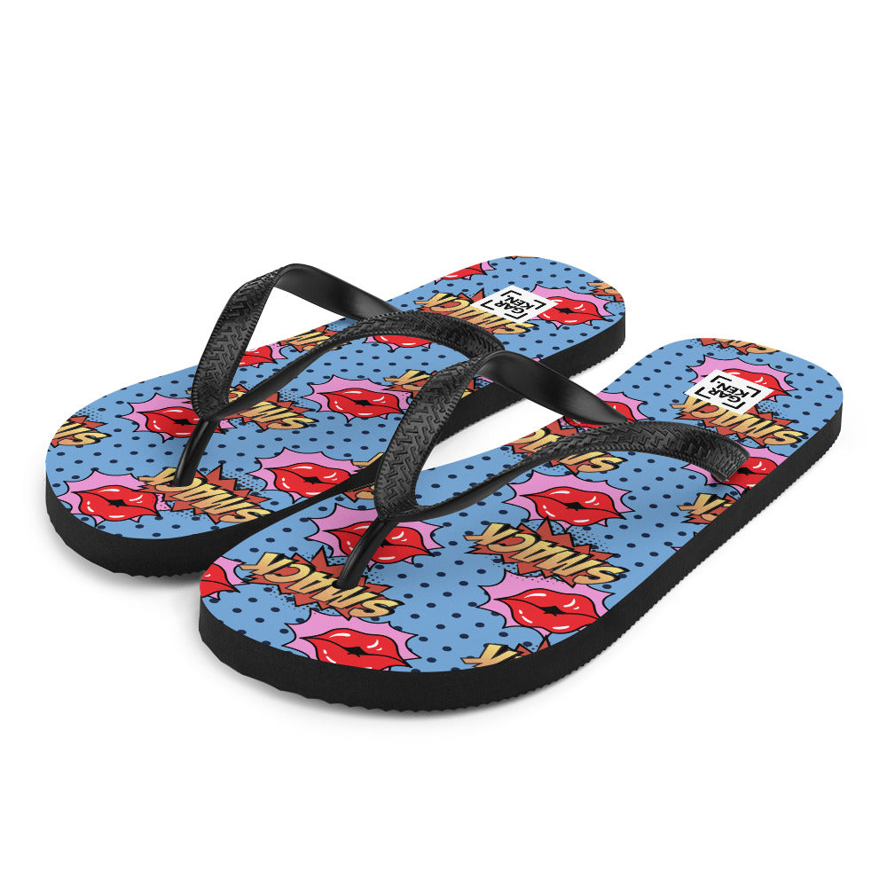 Smack Lips Flip-Flops