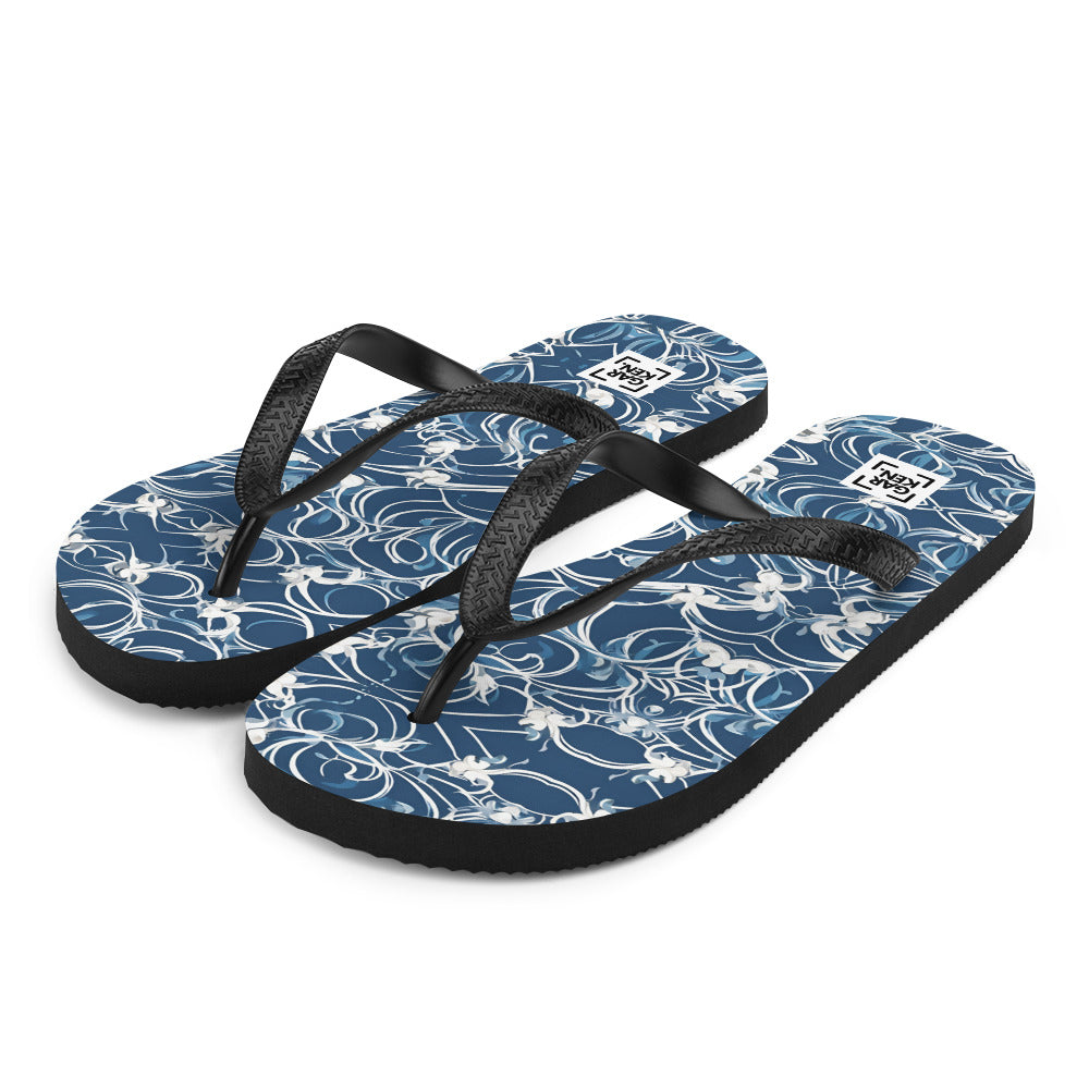 Aegean Swirls Flip-Flops