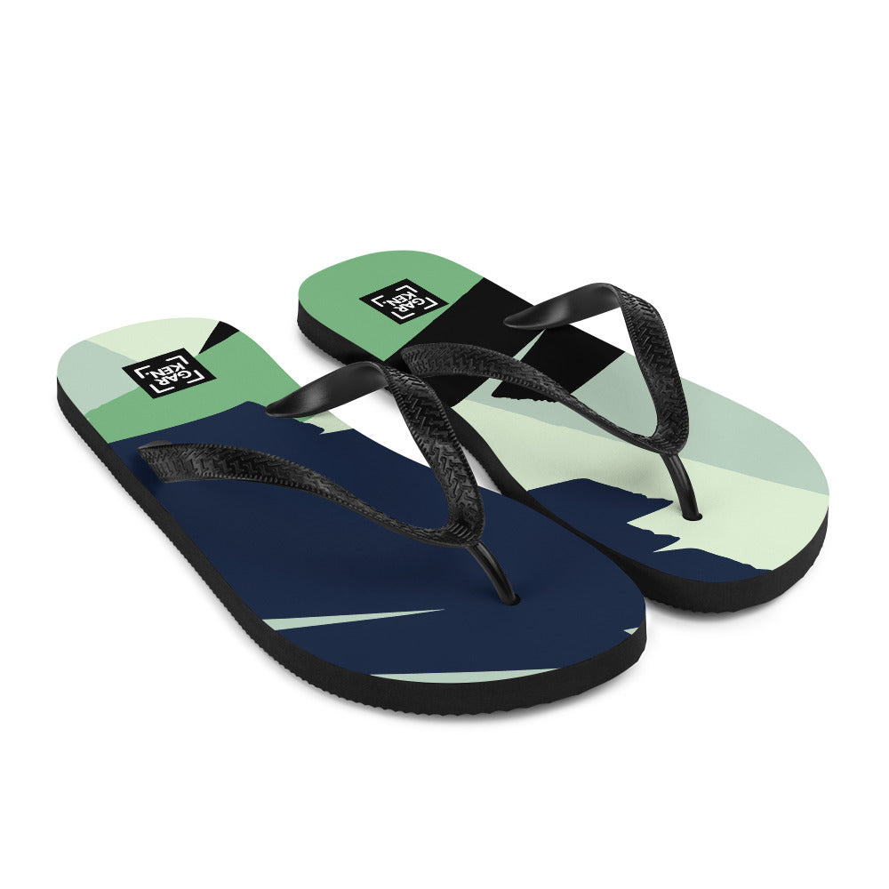 Brush Stroke Flip-Flops