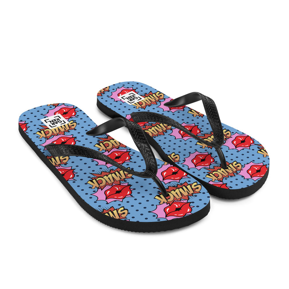 Smack Lips Flip-Flops