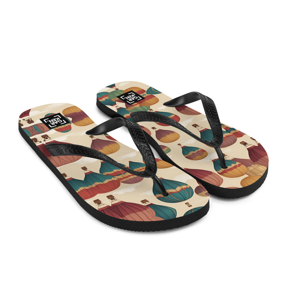 Aerial Kaleidoscope Flip-Flops