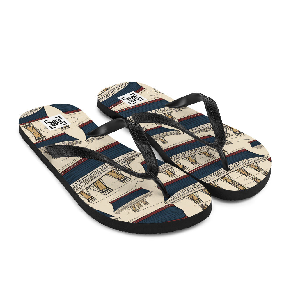 Heart of the Ocean Flip-Flops