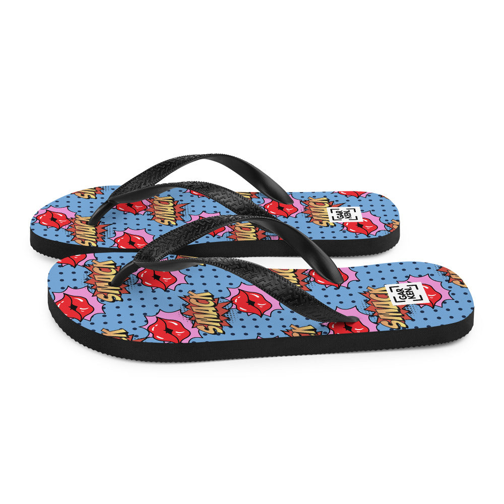 Smack Lips Flip-Flops
