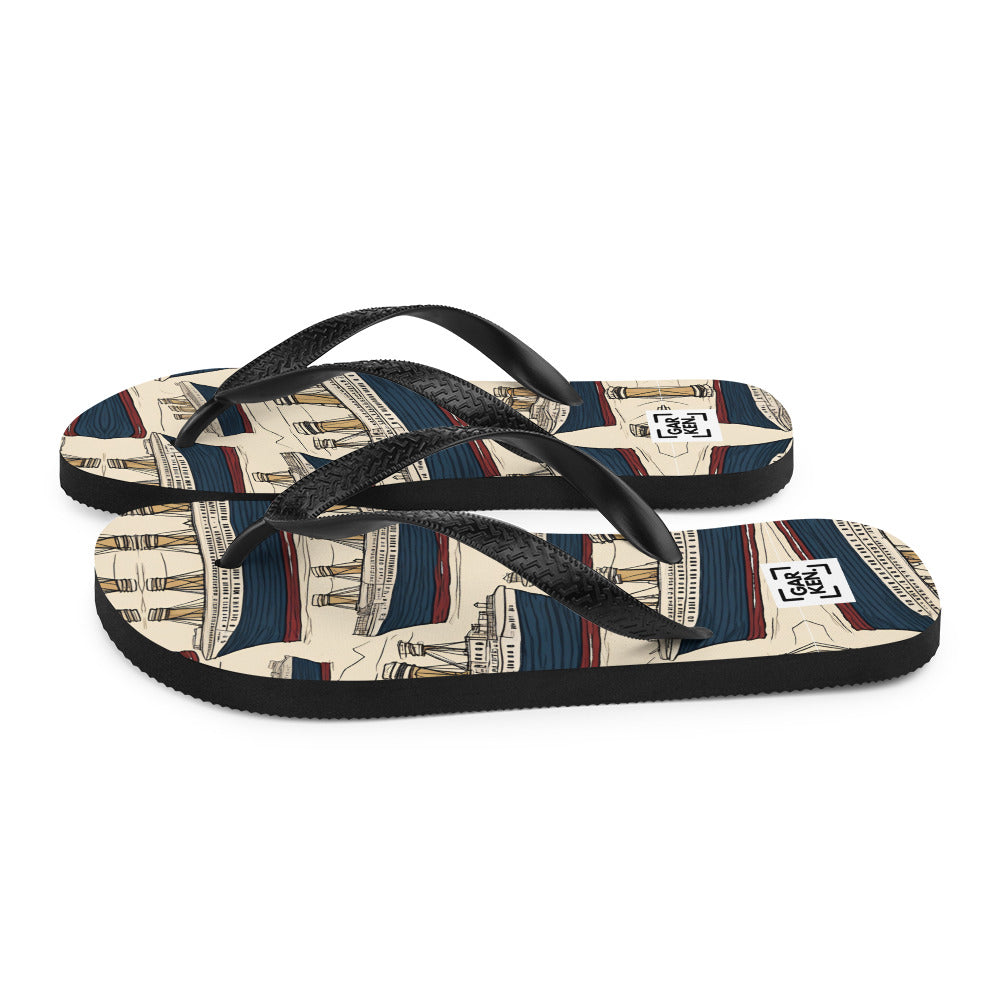 Heart of the Ocean Flip-Flops