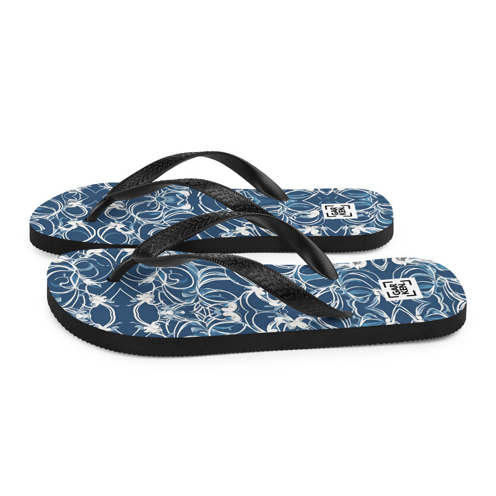 Aegean Swirls Flip-Flops