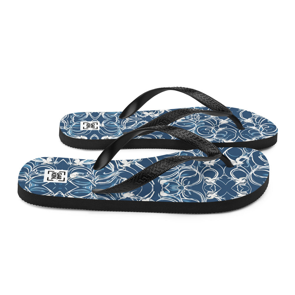 Aegean Swirls Flip-Flops