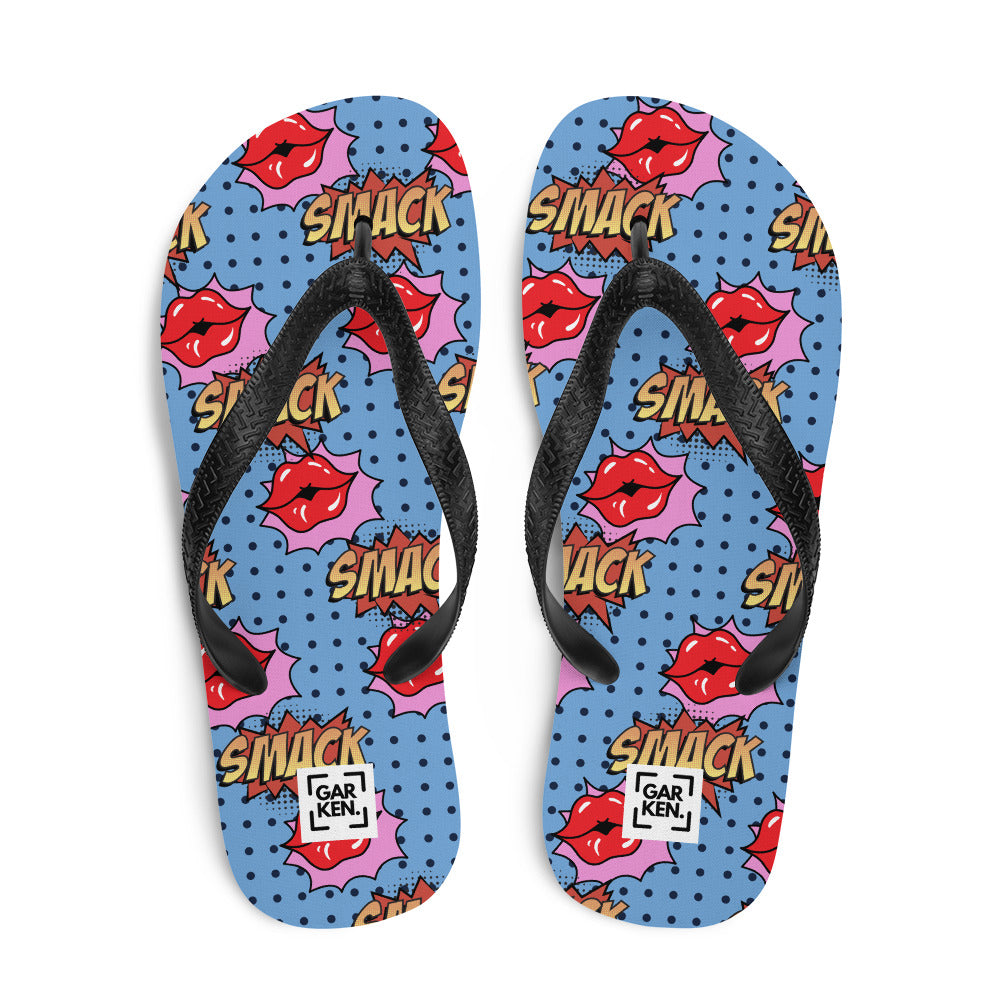 Smack Lips Flip-Flops