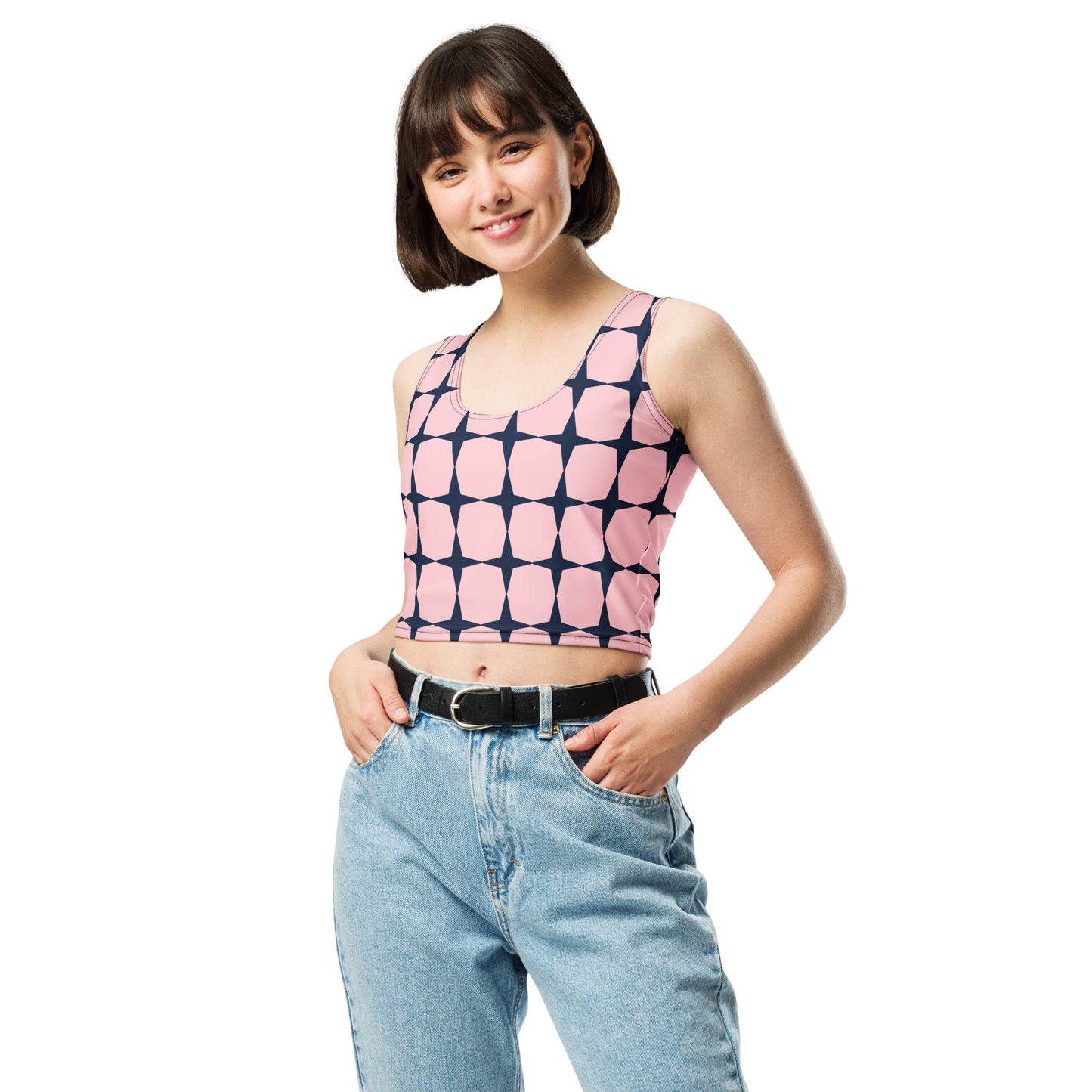 Rose Noir Crop Top