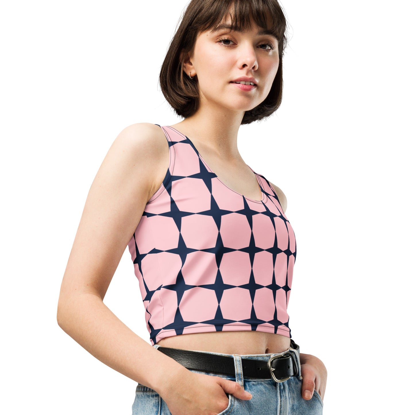 Rose Noir Crop Top