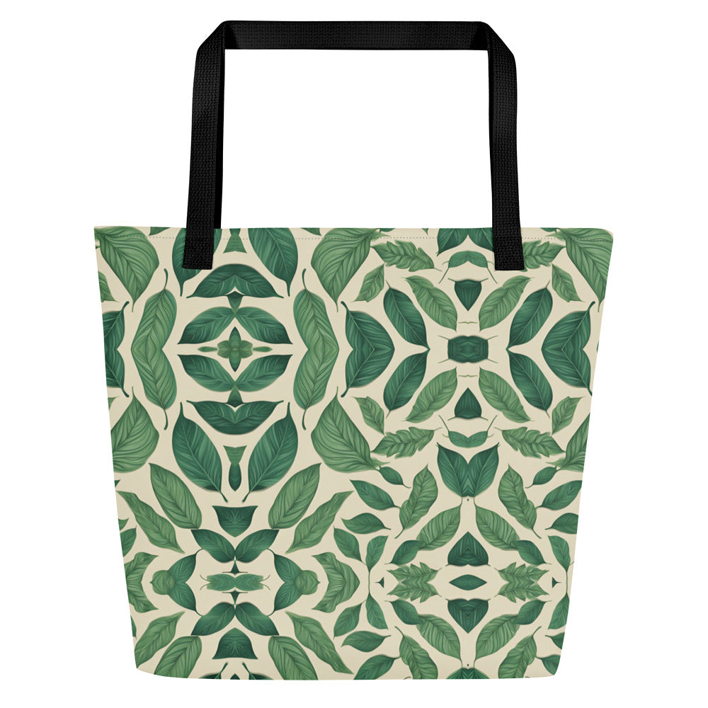 Botanical Breeze Large Tote Bag