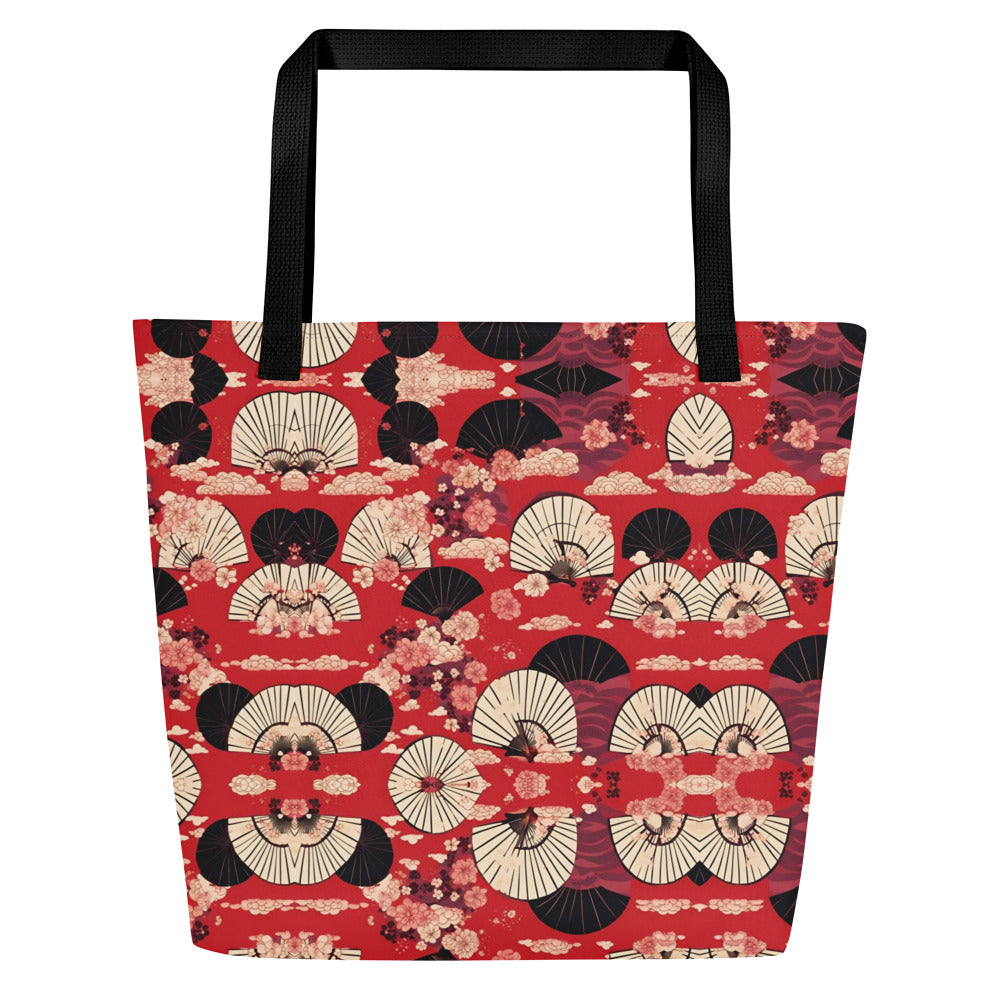 Edo Elegance Large Tote Bag