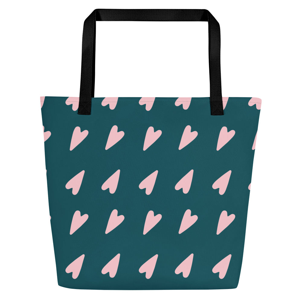 Cupid Hearts Large Tote Bag