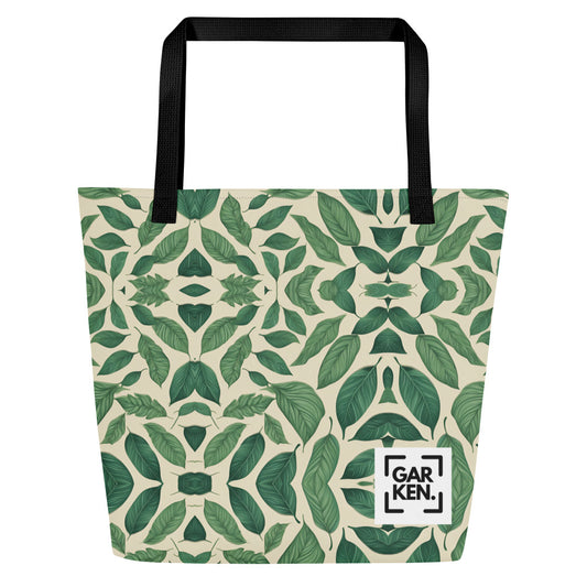 Botanical Breeze Large Tote Bag