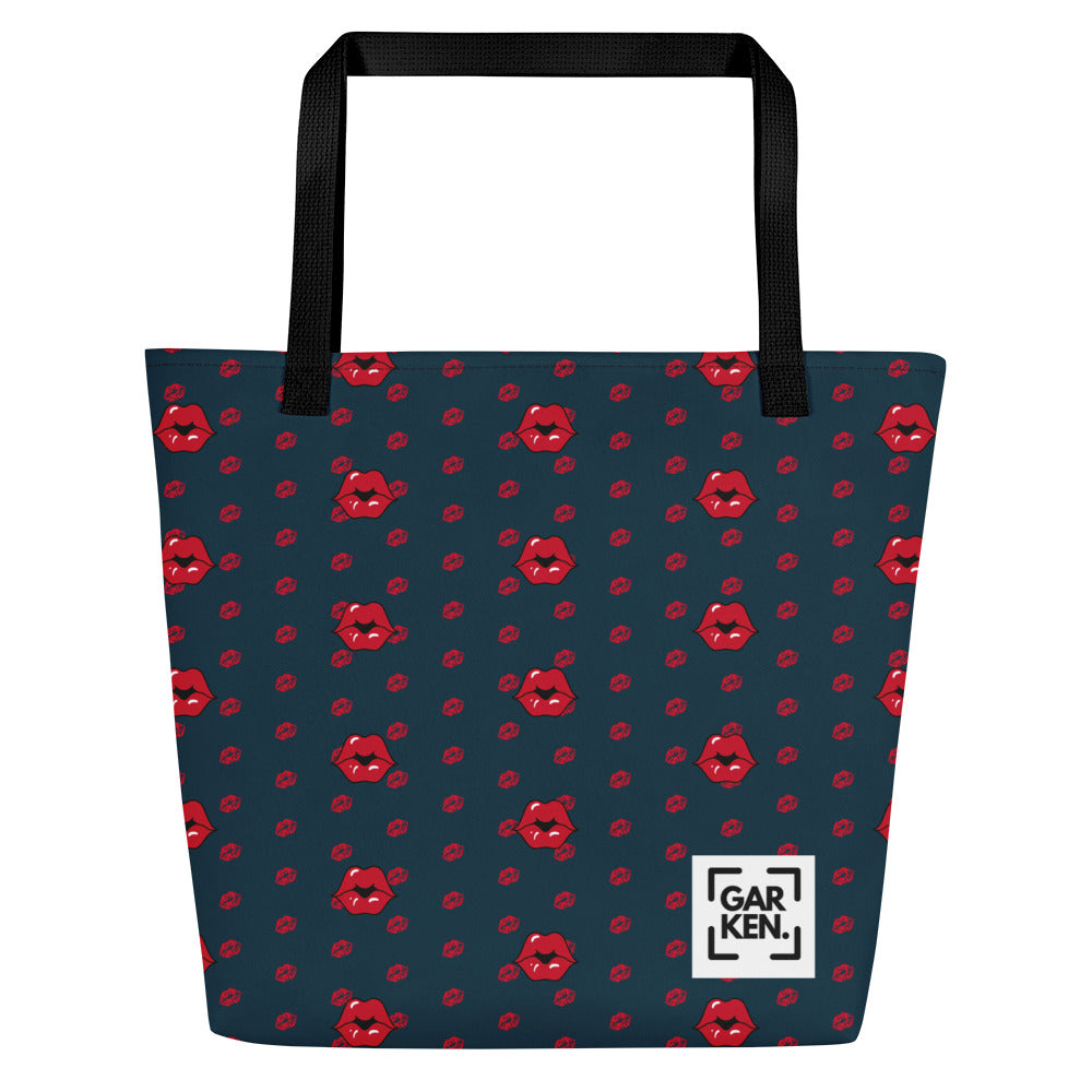 Nautical Kisses Large Tote Bag