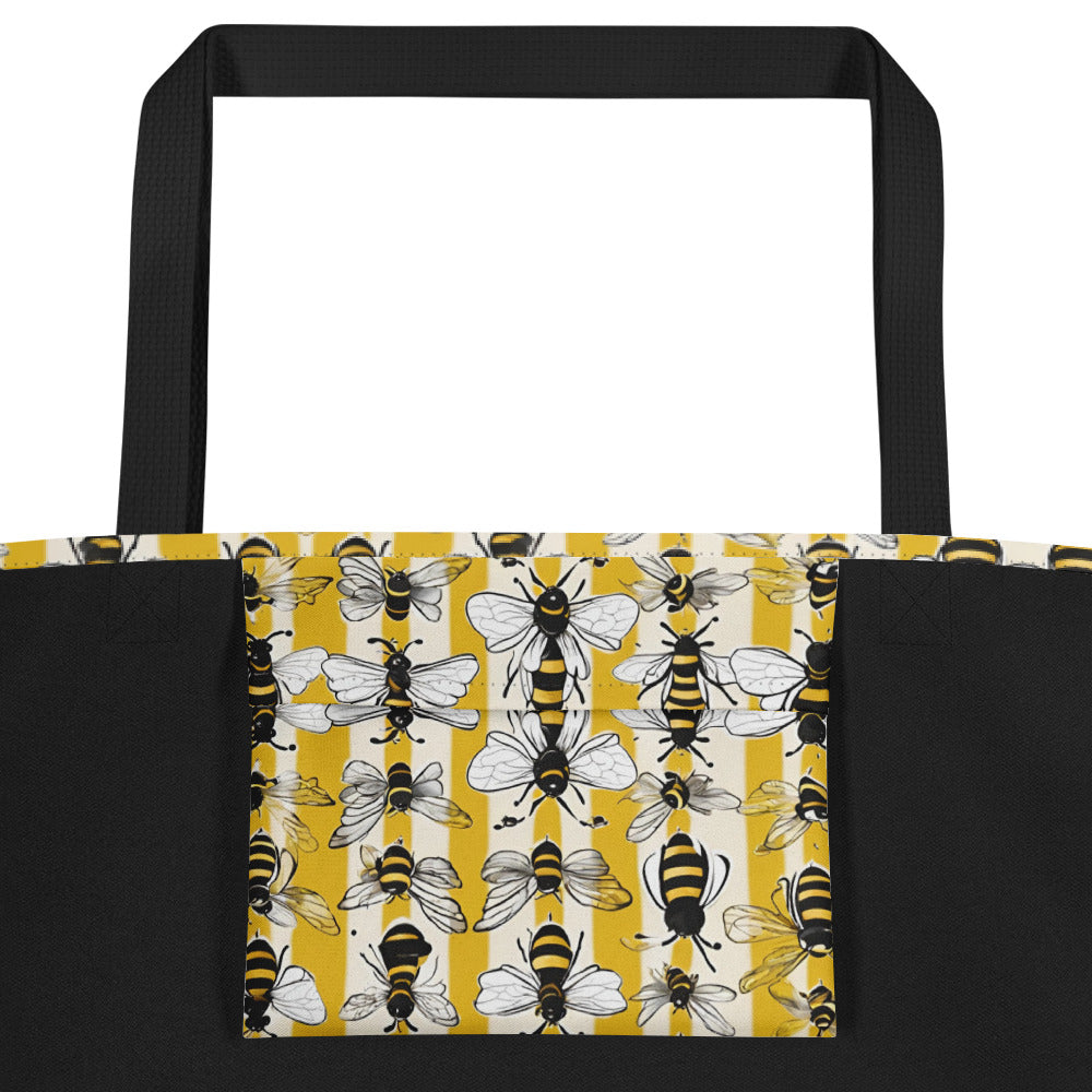 Bee Buddy Large Tote Bag