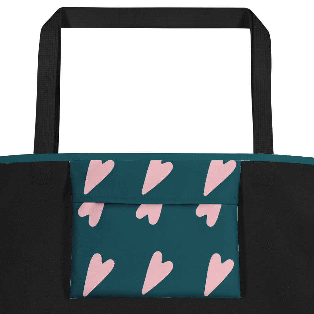 Cupid Hearts Large Tote Bag