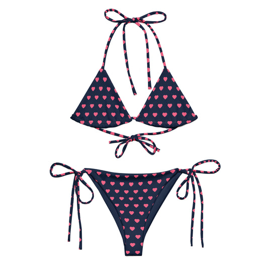 Sailor's Love Recycled String Bikini