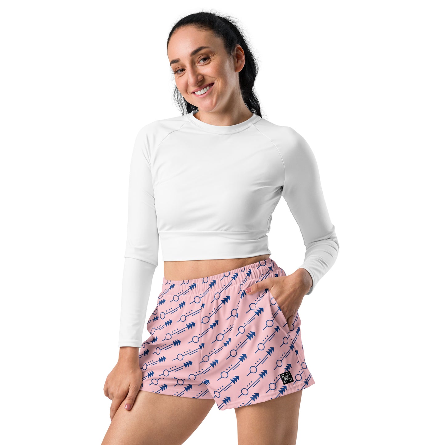 Pink Horizon Unisex Athletic Shorts