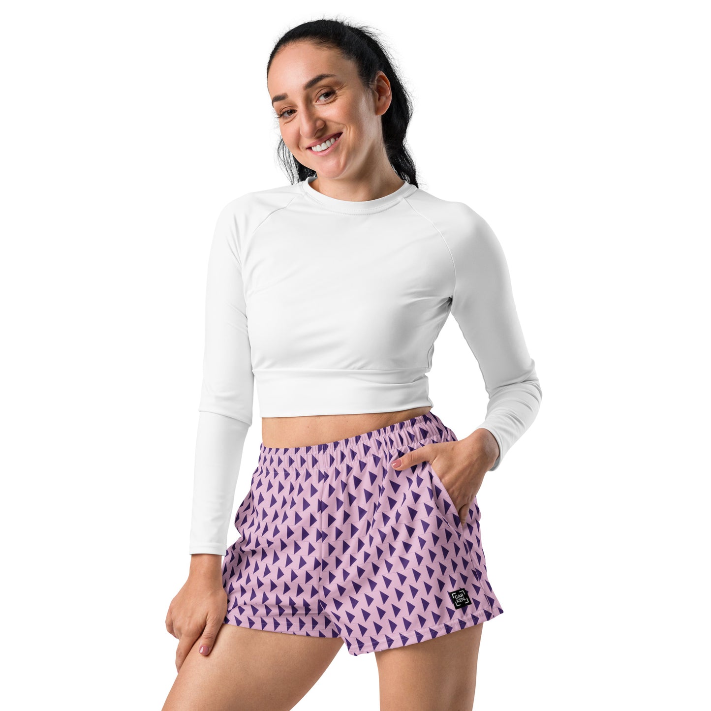 Lavender Prism Unisex Athletic Shorts