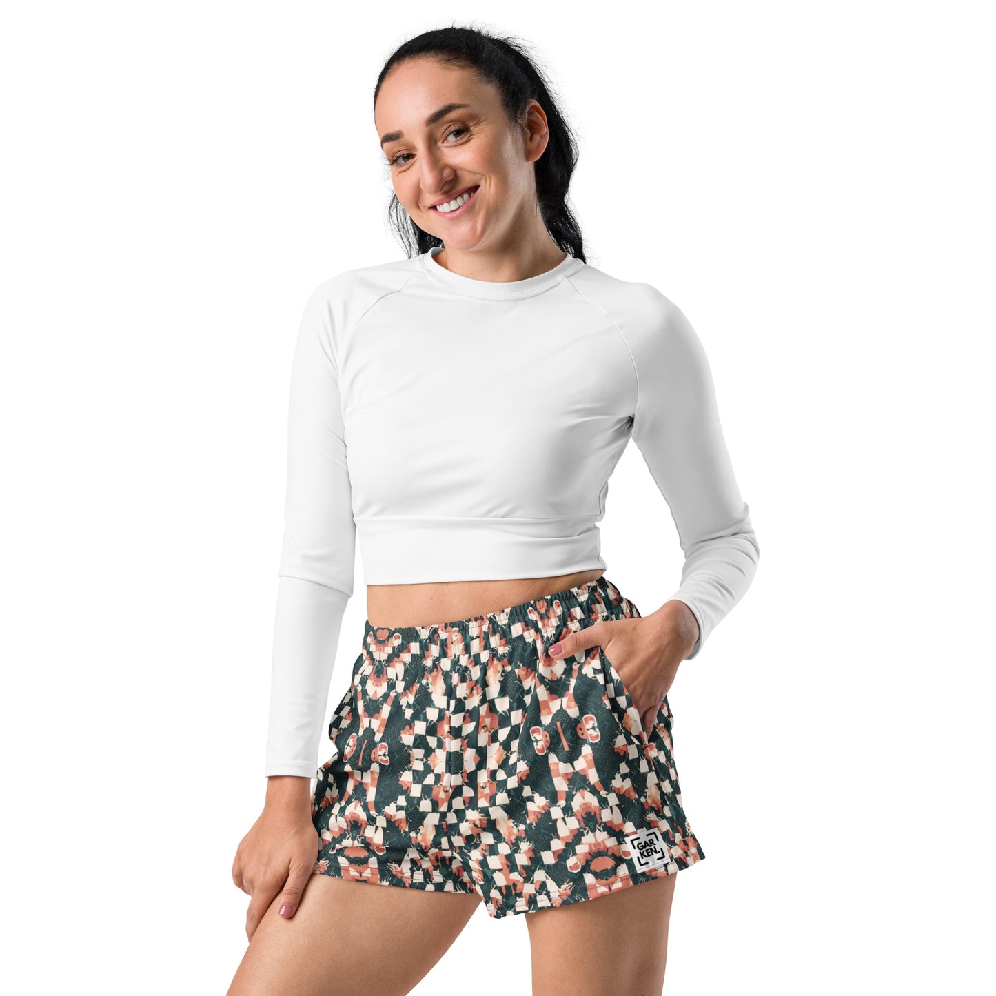 Calico Mosaic Unisex Athletic Shorts