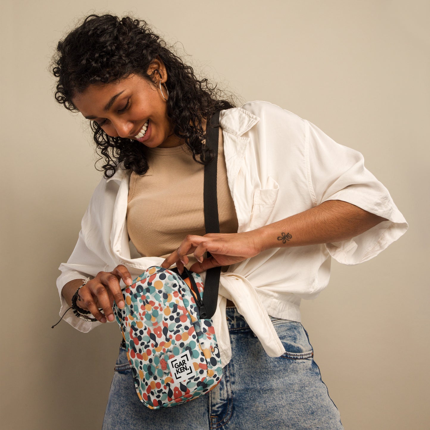 Rainbow Speckles Crossbody Bag