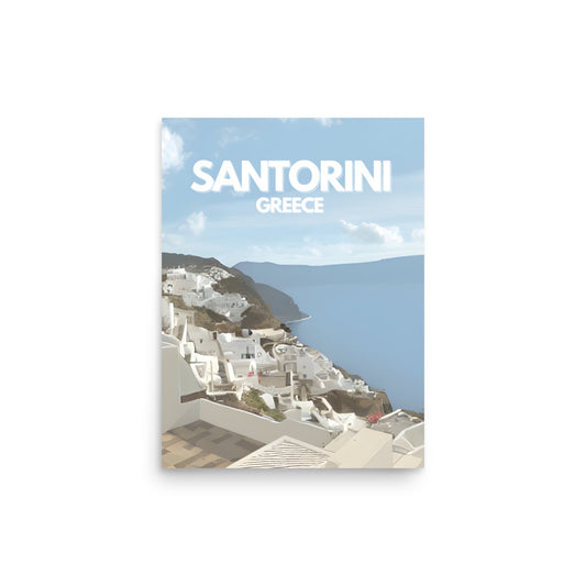 Santorini Poster