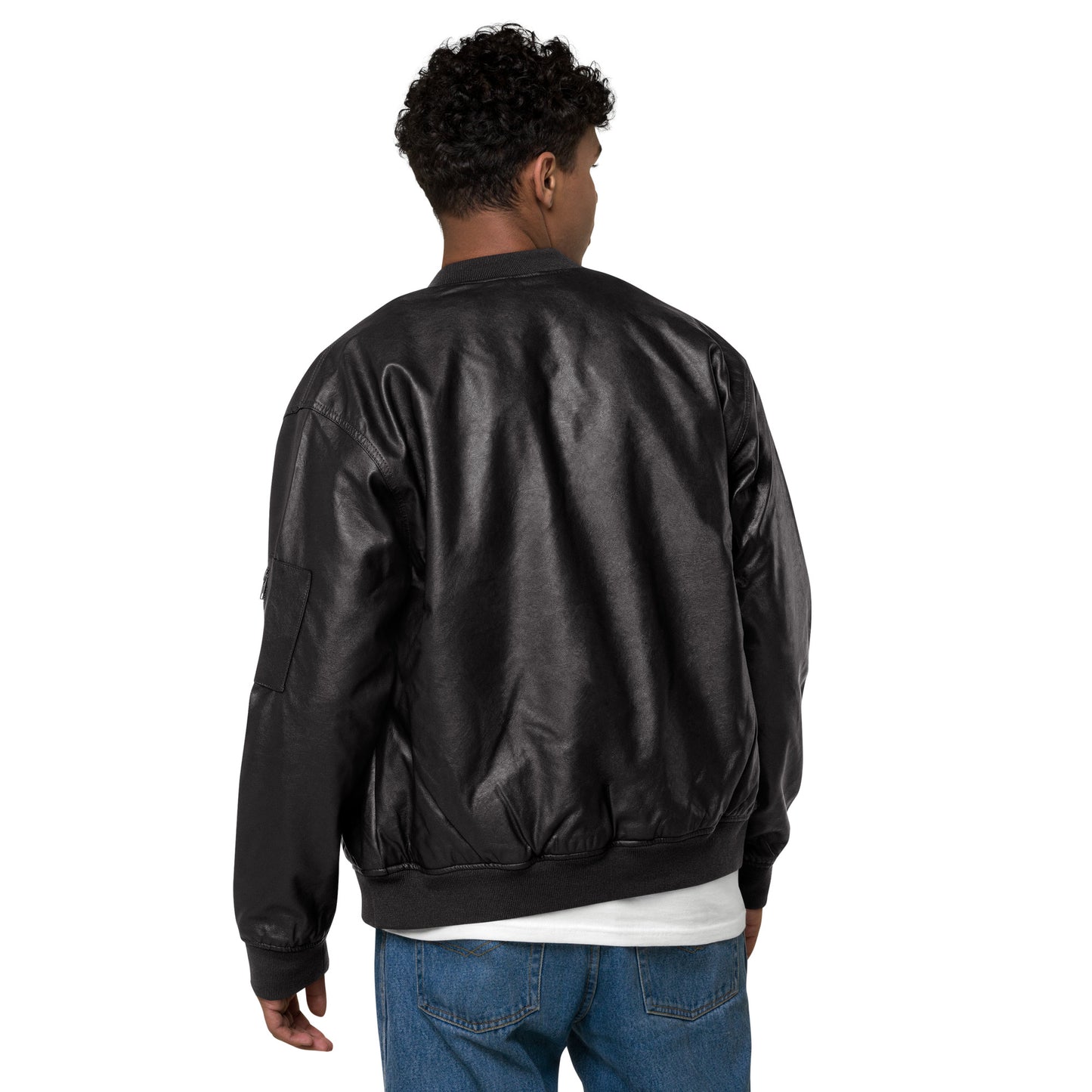 Perry Leather Bomber Jacket