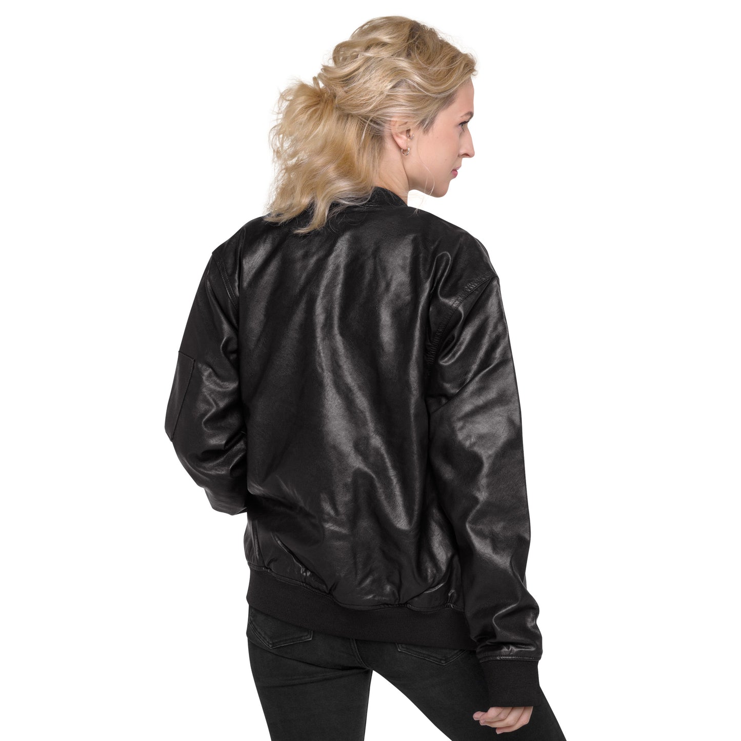 Perry Leather Bomber Jacket