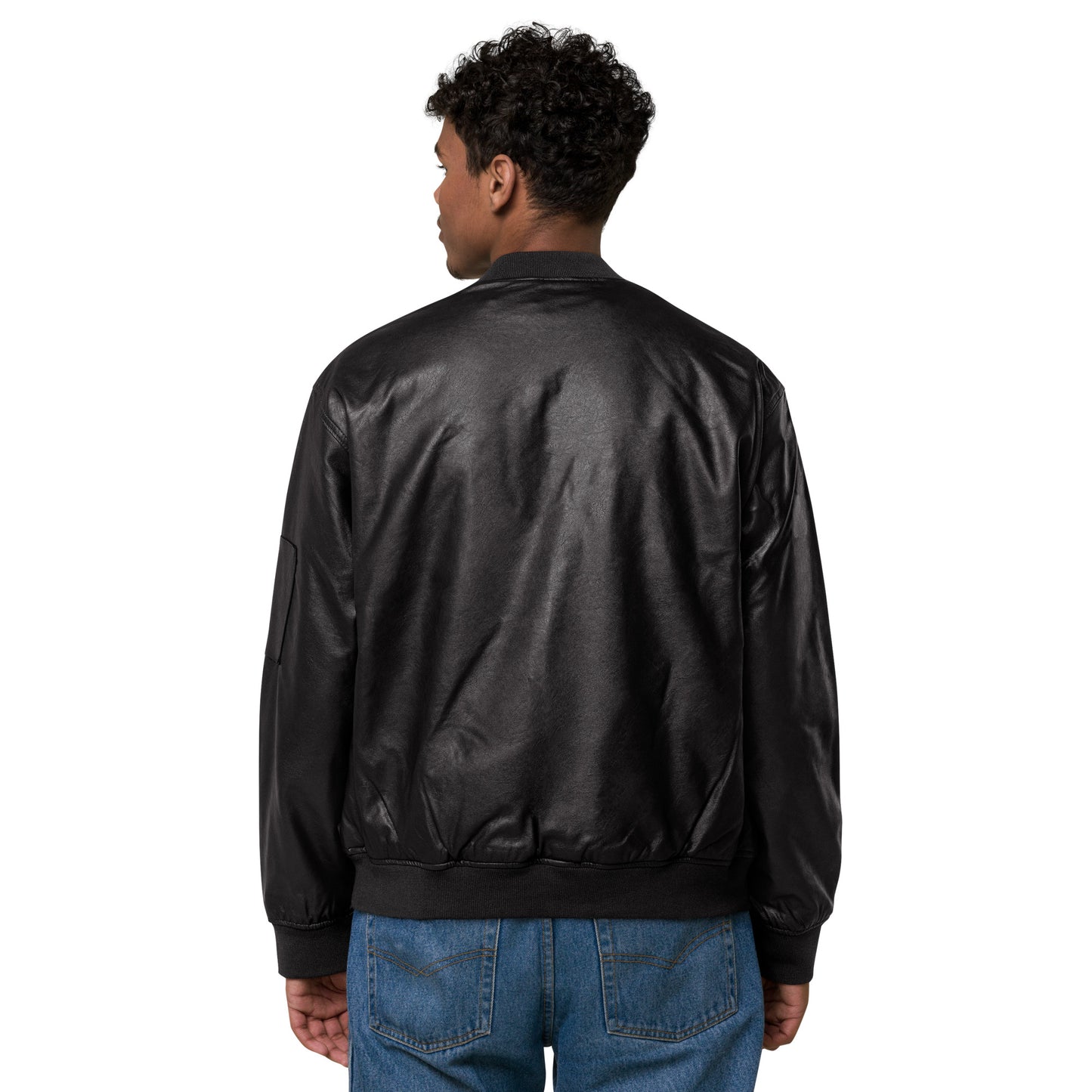 Perry Leather Bomber Jacket