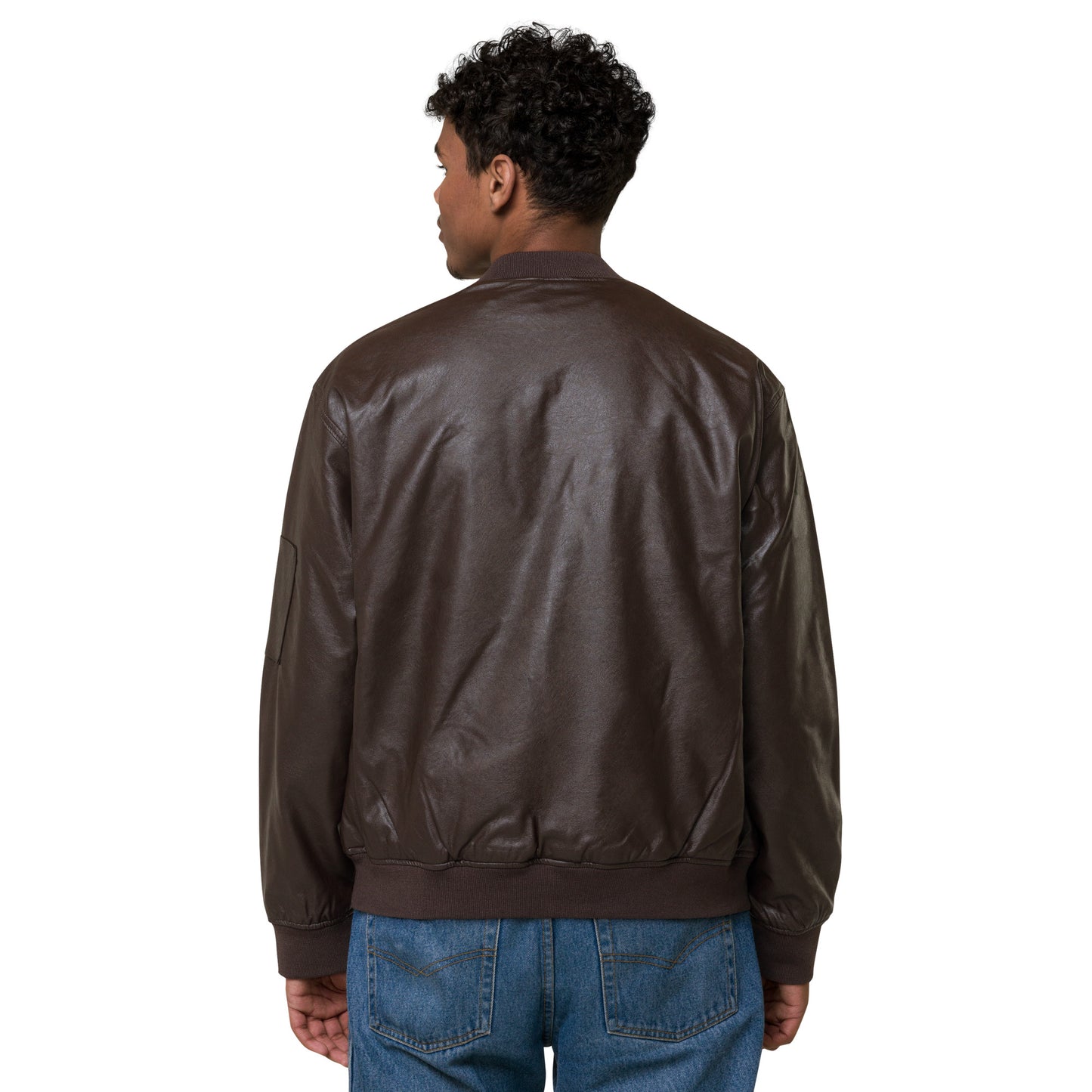 Perry Leather Bomber Jacket