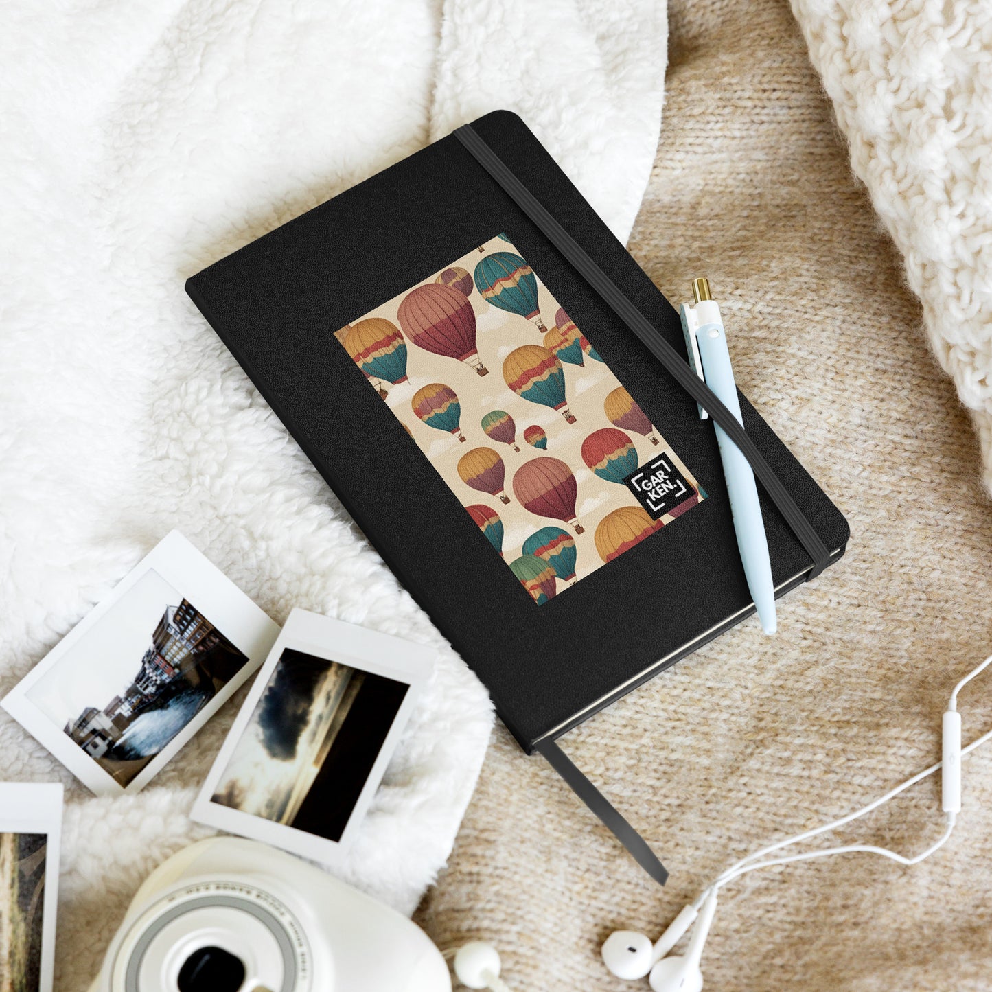 Aerial Kaleidoscope Hardcover Bound Notebook