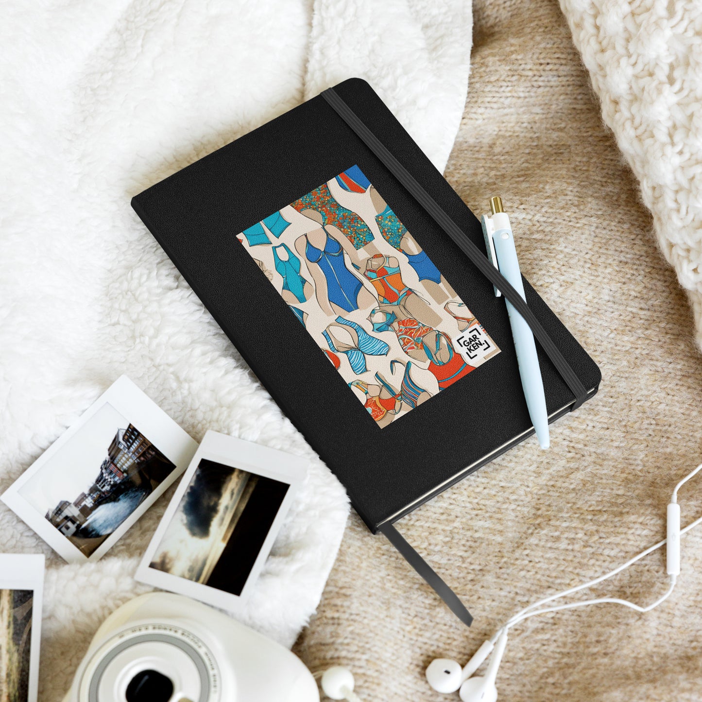 Sunkissed Silhouettes Hardcover Bound Notebook